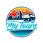 Logo of Totally My Tours with city skyline